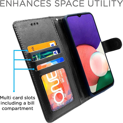Samsung A22 (4G)/ Samsung F22  Back Leather cover