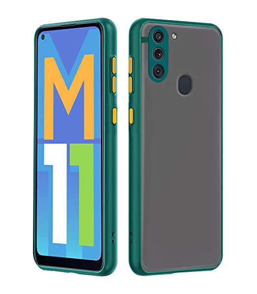 Samsung M11 mobile Back Cover (Smoky)