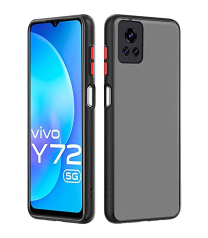 Vivo Y72 (5G) Mobile  Back Cover (Smoky)