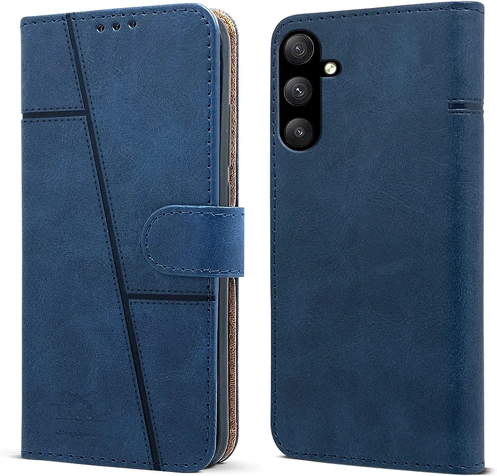 Samsung A34 Mobile Leather Flip Cover