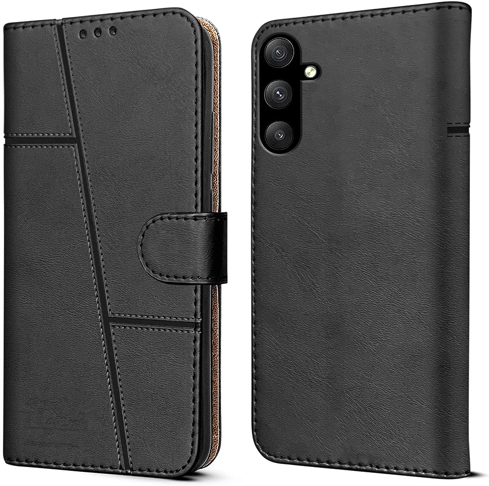 Samsung A34 Leather Flip Cover