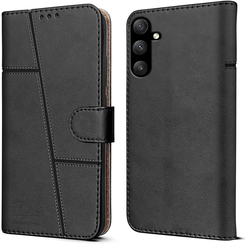 Samsung A34 Mobile Leather Flip Cover