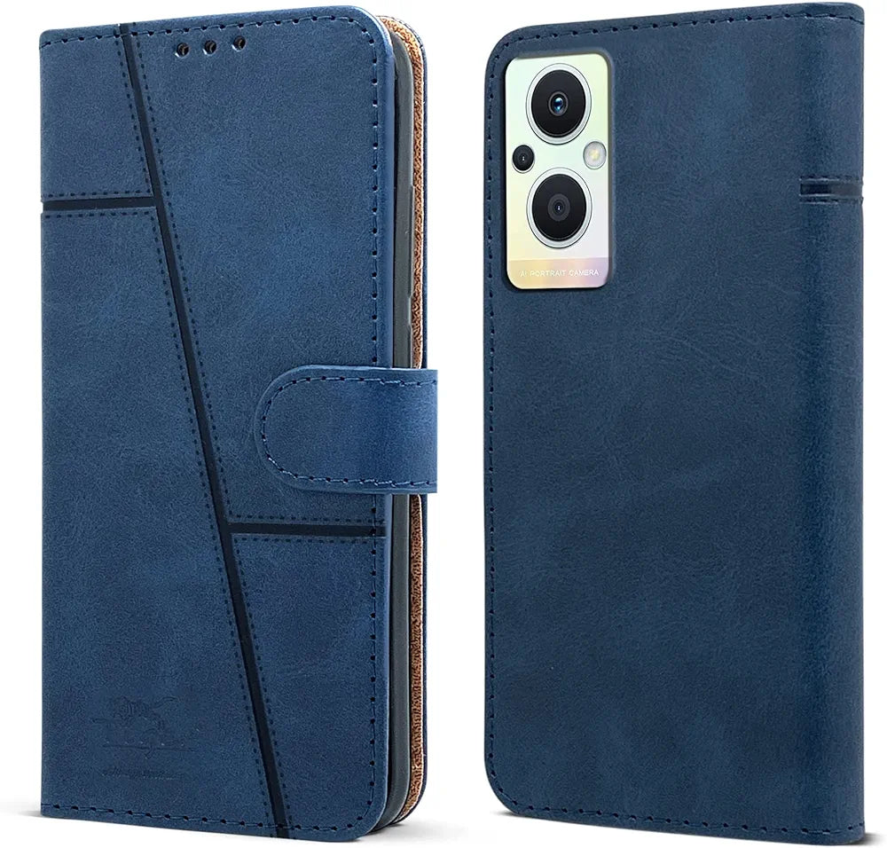 Leather Flip Oppo F21 Pro (5G) Mobile Back Cover