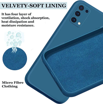 Oppo A74 (5G) Silicone + Cloth Back cover soft