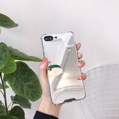 Apple Iphone series Simple soft edge mirror Case (Exclusive)