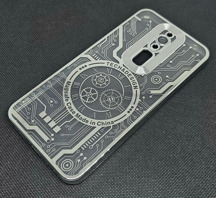 Mi 8A / 8A Dual Back Cover with CD Watch Machine Design soft