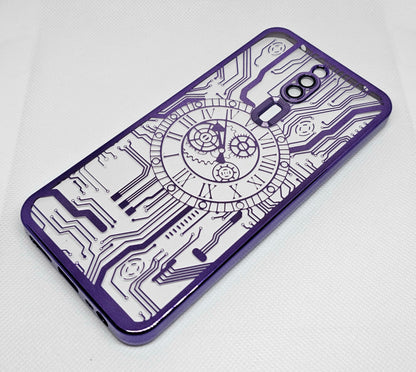 Mi 8A / 8A Dual Back Cover with CD Watch Machine Design soft