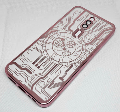 Mi 8A / 8A Dual Back Cover with CD Watch Machine Design soft