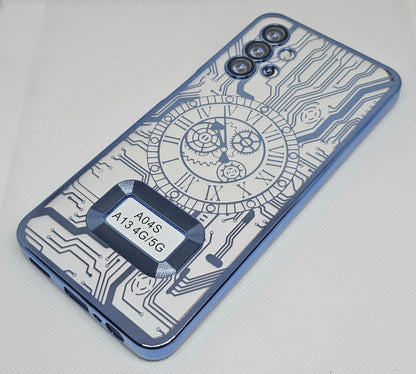 Samsung A23/ A13 (4G)  Back Cover with CD Watch Machine Design soft