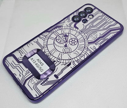 Samsung A23/ A13 (4G)  Back Cover with CD Watch Machine Design soft