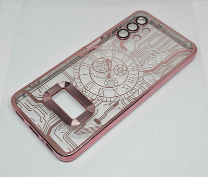 Samsung A13 (4G)Back Cover with CD Watch Machine Design soft