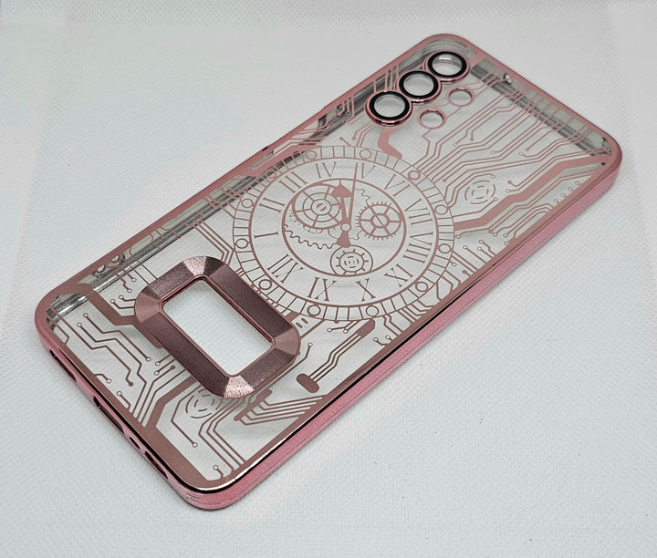 Samsung A13 (4G)Back Cover with CD Watch Machine Design soft