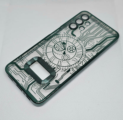 Samsung A13 (4G)Back Cover with CD Watch Machine Design soft