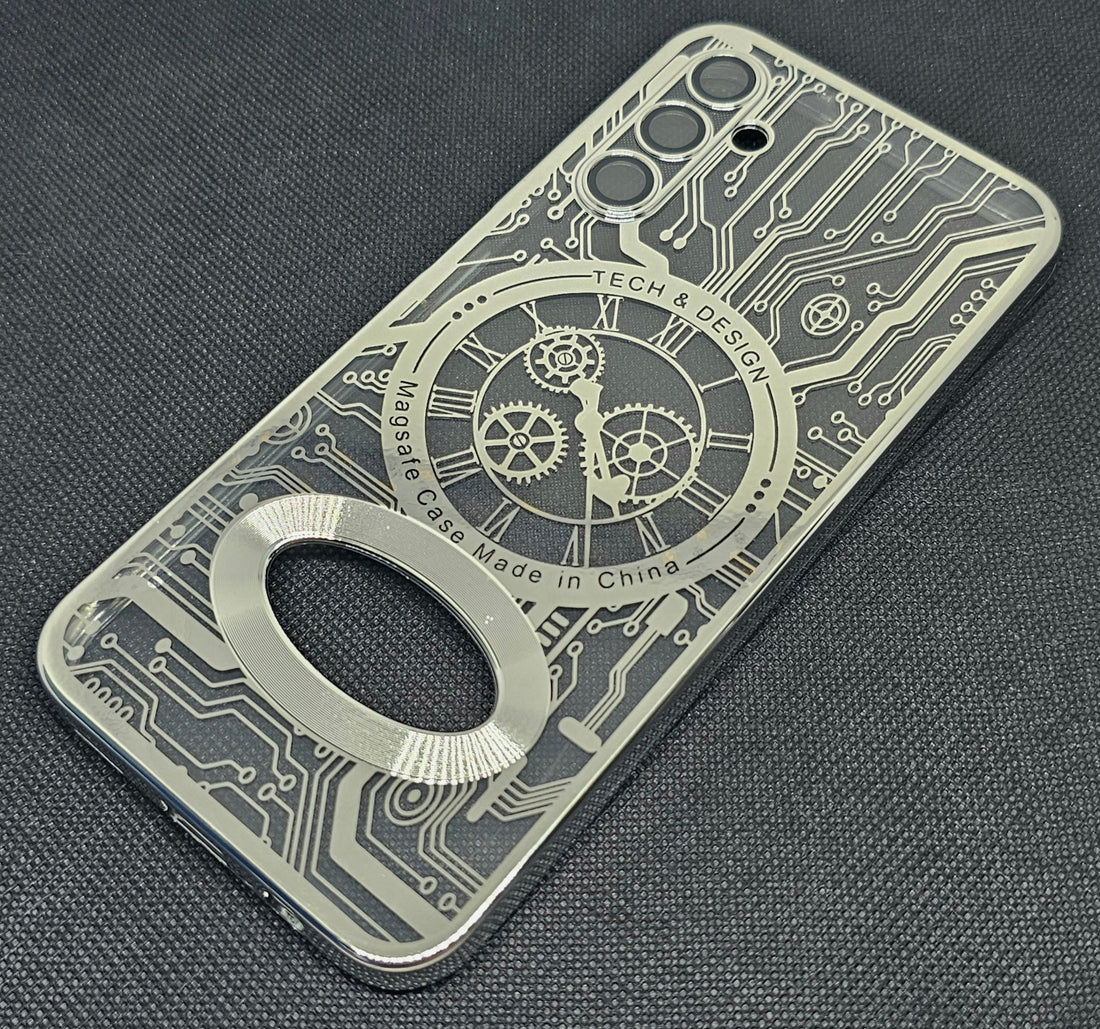 Samsung A14 (5G)Back Cover with CD Watch Machine Design soft