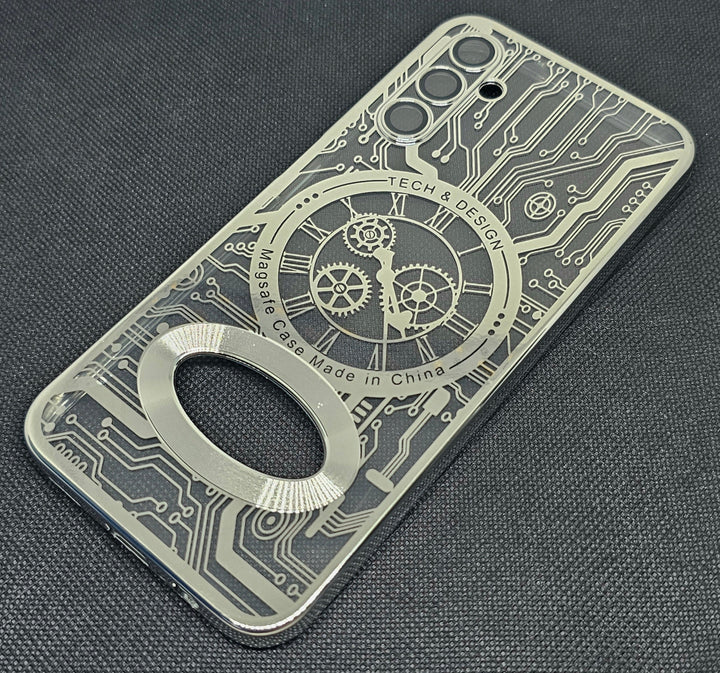 Samsung A14 (5G)Back Cover with CD Watch Machine Design soft