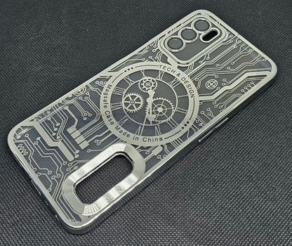 Oppo A16 Mobile CD Watch Machine Design Back Cover