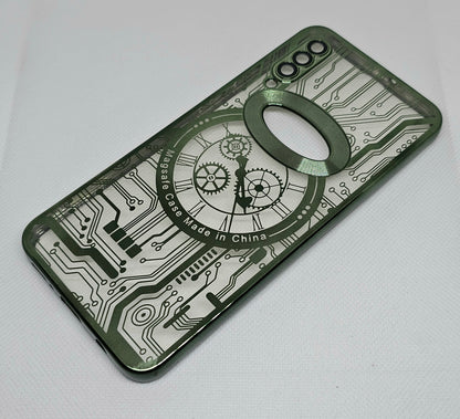 Samsung A50/A50s/A30s Back Cover with CD Watch Machine Design soft