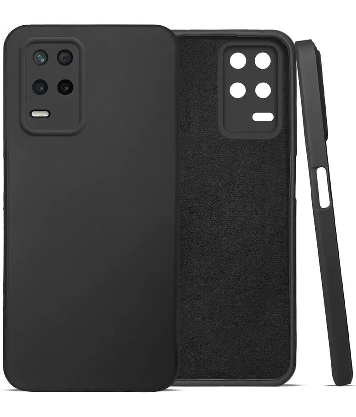 Realme 9 (5G) / Realme 9 Plus  Silicone + Cloth Back Cover soft