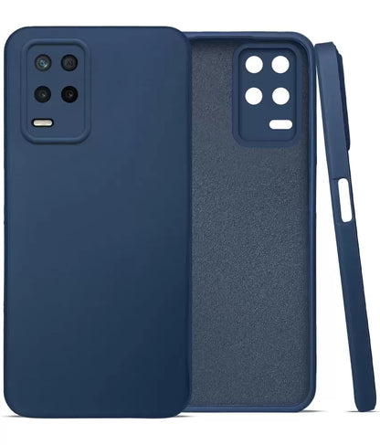 Realme 9 (5G) / Realme 9 Plus  Silicone + Cloth Back Cover soft