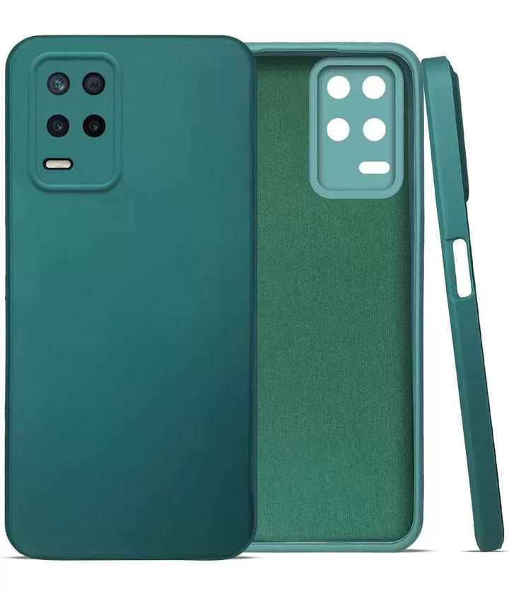 Realme 9 (5G) / Realme 9 Plus  Silicone + Cloth Back Cover soft