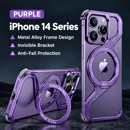 Apple Iphone Snap-On Z Shell Magnetic Stand Case (Exclusive)