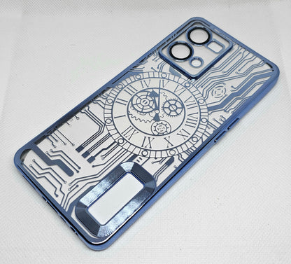 Oppo F21 Pro (4G) Back Cover with CD Watch Machine Design soft