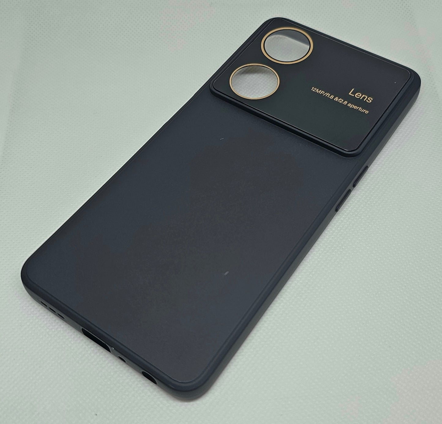 Oppo F23(5G) Silicone Back Cover with Protective Lens