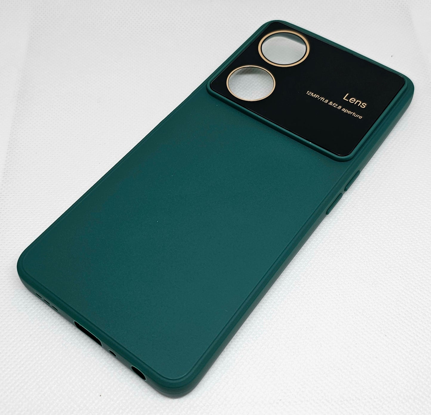Oppo F23(5G) Silicone Back Cover with Protective Lens