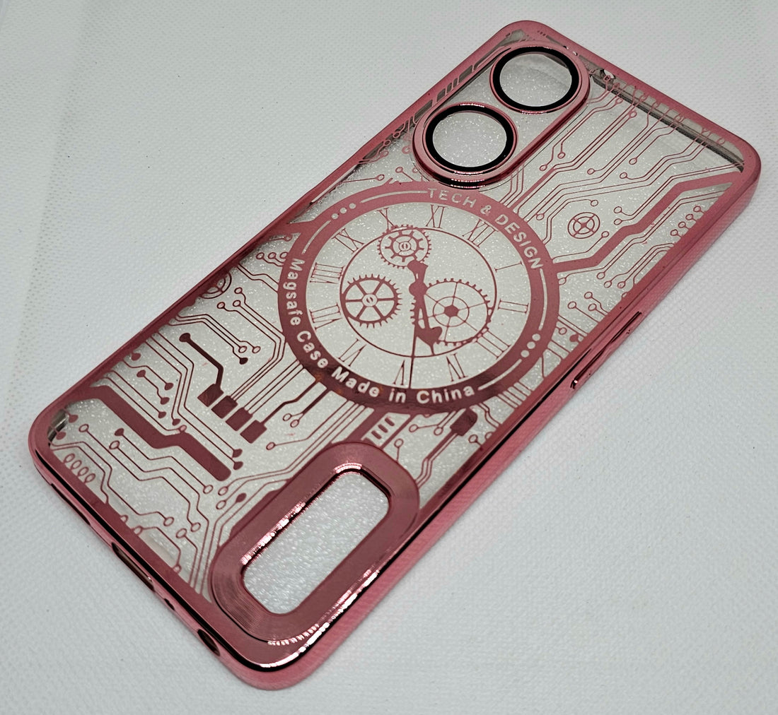 Oppo F23 (5G) Back Cover with CD Watch Machine Design soft