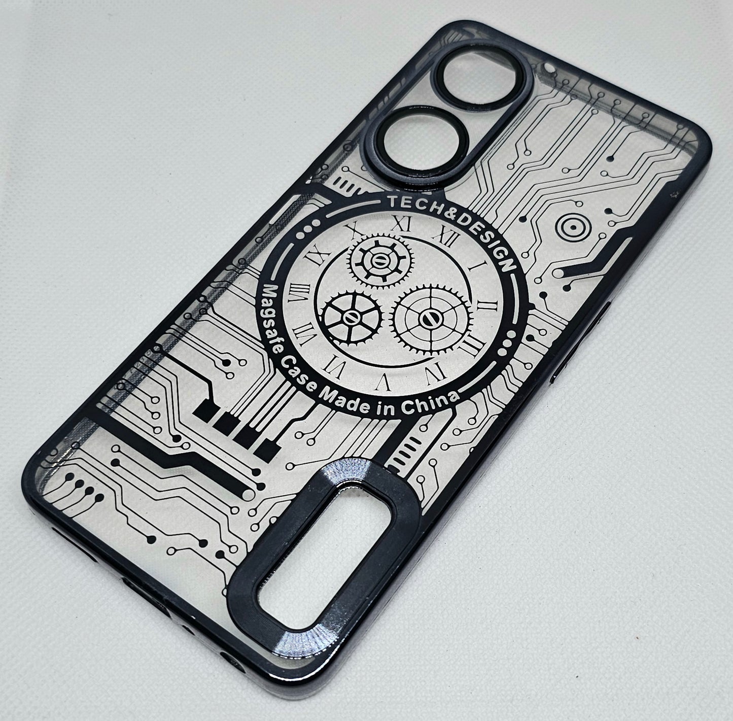 Oppo F23 (5G) Back Cover with CD Watch Machine Design