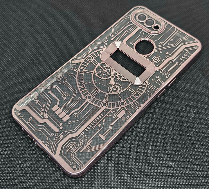 Oppo F9/F9 pro/ Realme 2 pro  Back Cover with CD Watch Machine Design soft