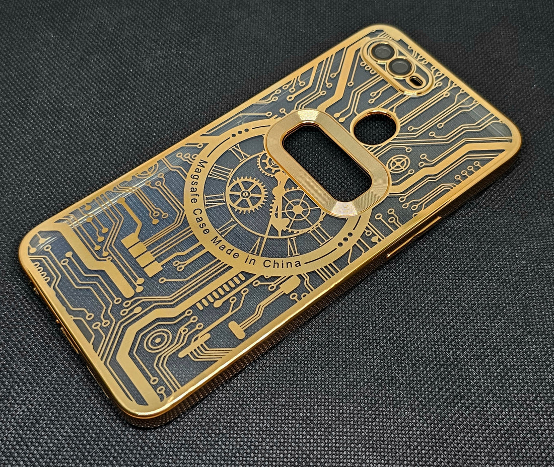 Oppo F9/F9 pro/ Realme 2 pro  Back Cover with CD Watch Machine Design soft