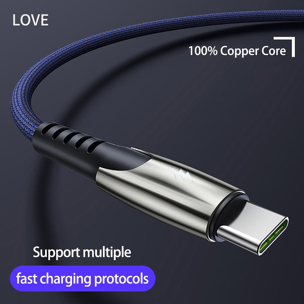 Usb Type-C Cable for Fast Charging For android and iphone with 60Watt  Output by Back-Brainers ( 1 Year Warranty)