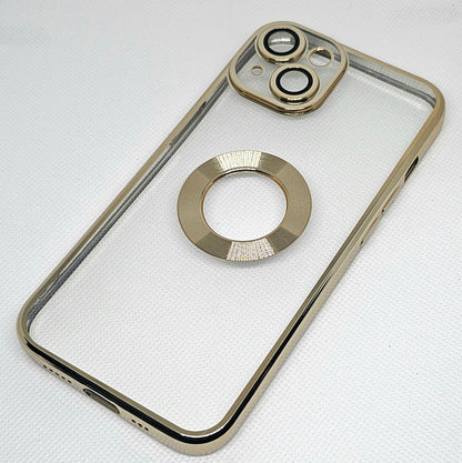 Apple Iphone 14 Mobile CD chrome Back Cover soft