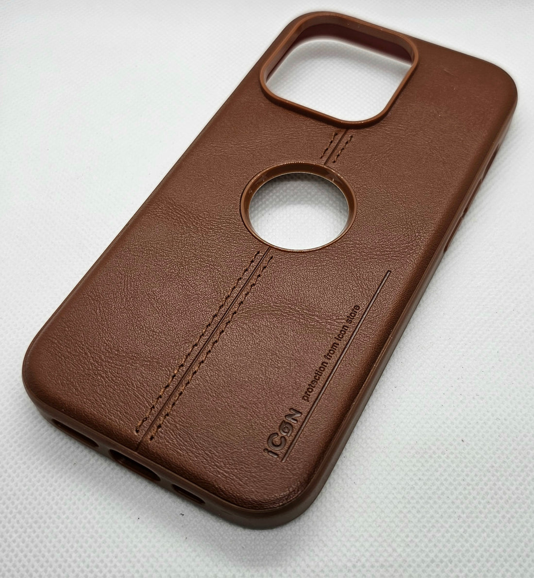 Apple Iphone 14 pro Luxurious Leather  Mobile Back Cover