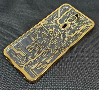 Mi 8A / 8A Dual Back Cover with CD Watch Machine Design soft