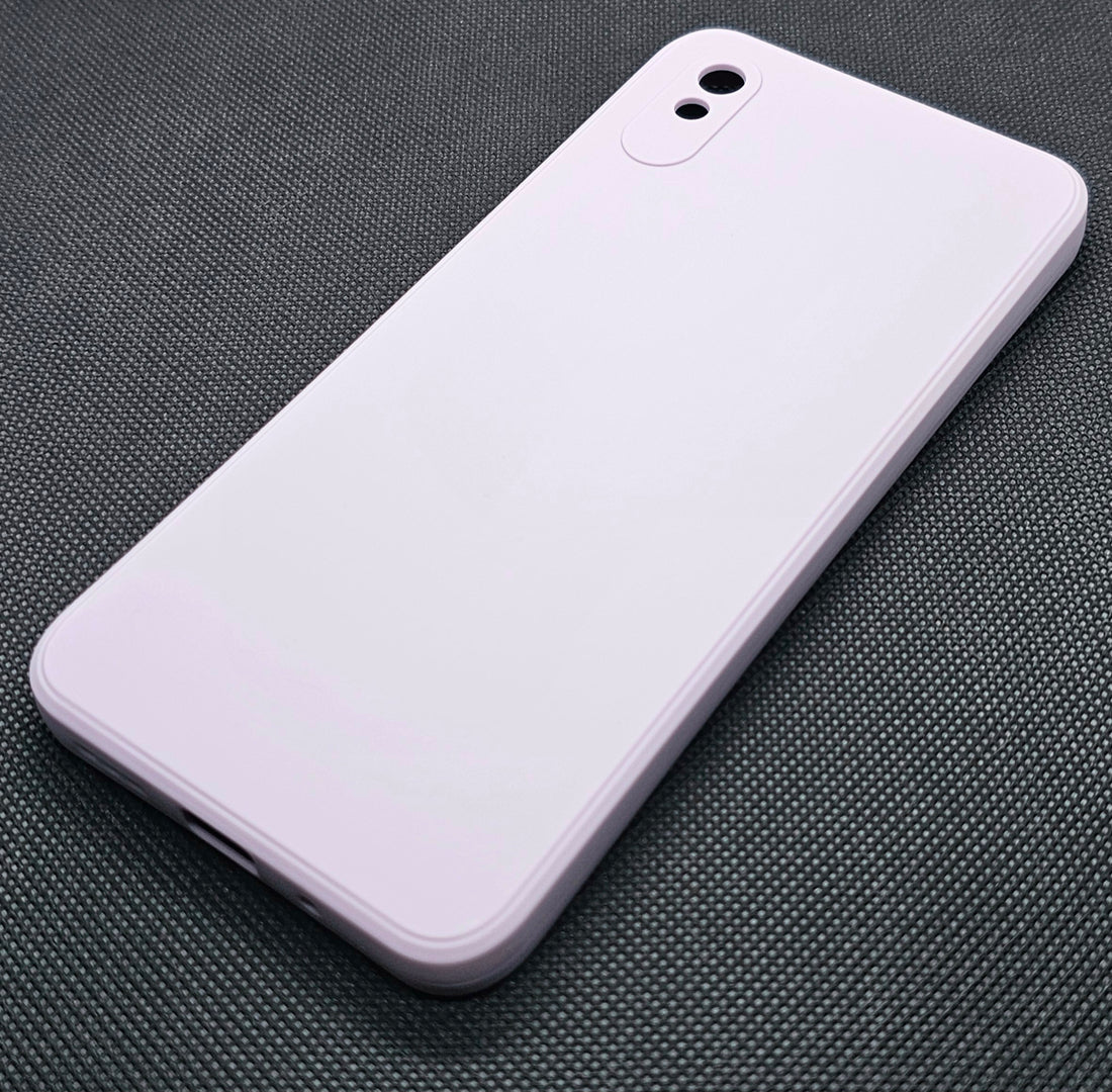 Mi Redmi 9A-9I Back Cover (Silicone + Inner Side Cloth) Soft