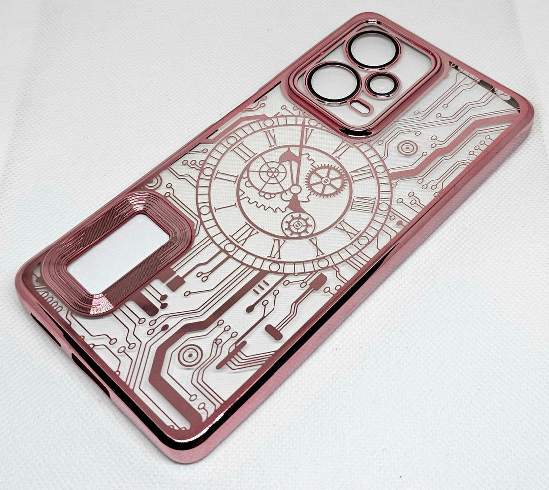 Mi Note 12 pro Plus  Mobile CD Watch Machine Design Mobile Back Cover