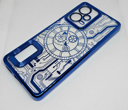 Mi Note 12 pro Plus  Mobile CD Watch Machine Design Mobile Back Cover