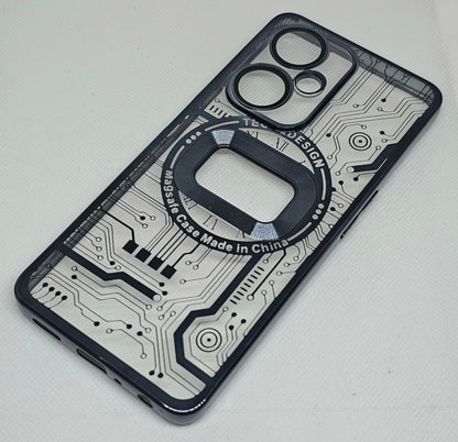 One Plus Nord CE 3 Lite  Back Cover with CD Watch Machine Design soft