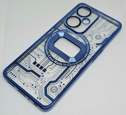 One Plus Nord CE 3 Lite  Back Cover with CD Watch Machine Design soft