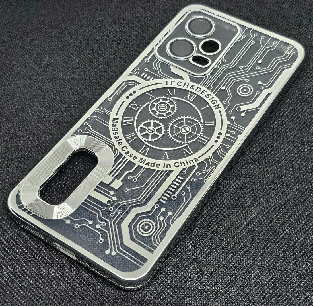 Mi Note 12 pro Plus  Mobile CD Watch Machine Design Mobile Back Cover