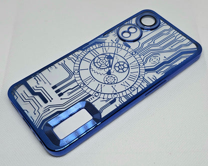 Oppo A78(5G)/A58(5G)/A58x Back Cover with CD Watch Machine Design soft