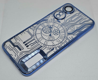 Oppo A78(5G)/A58(5G)/A58x Back Cover with CD Watch Machine Design soft