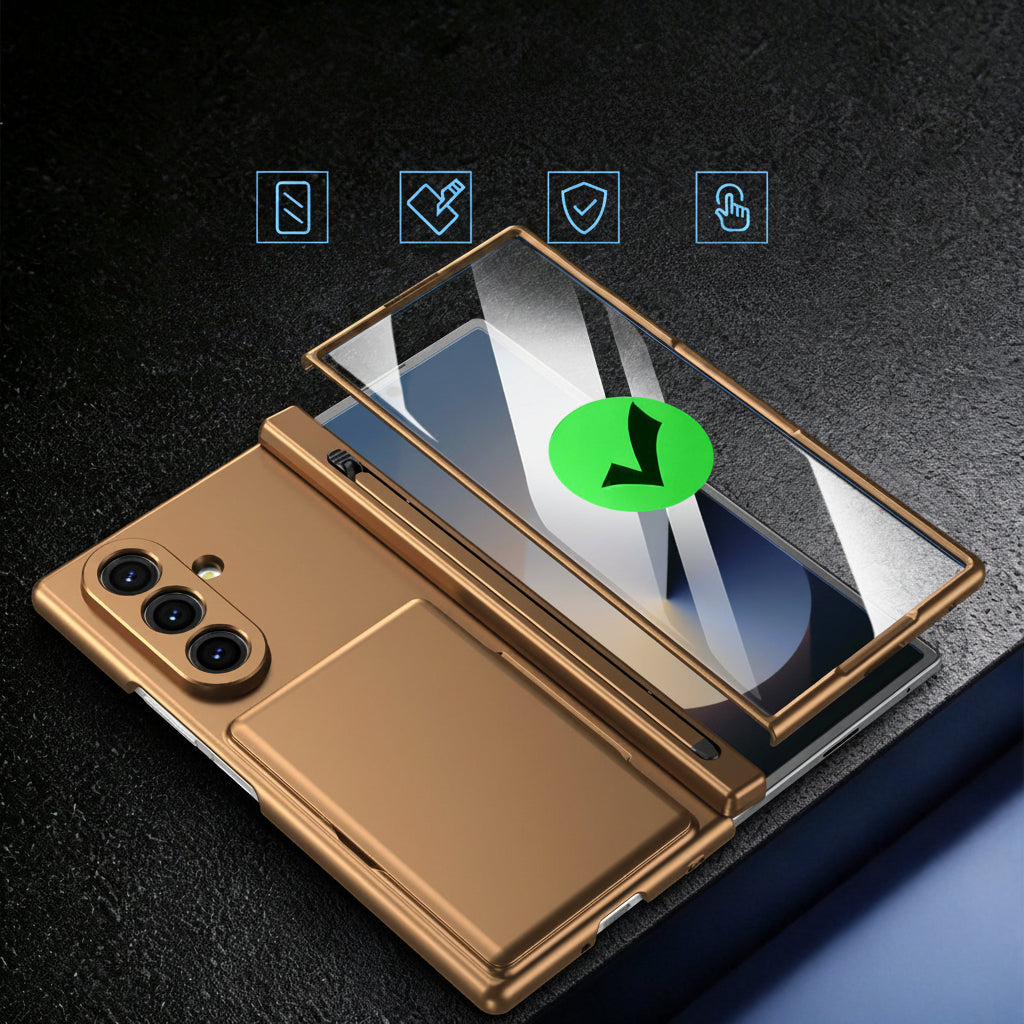 Samsung Fold series Europe and America Style Card Holder, Pen Slot, Folding Stand (Exclusive)