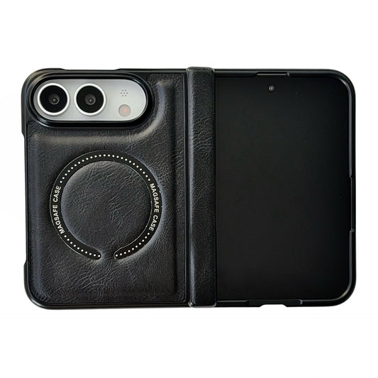 Apple Iphone Ultra Horse Pattern Magnetic Central Axis Spring Hinge Foldable Screen Protector case (Exclusive)
