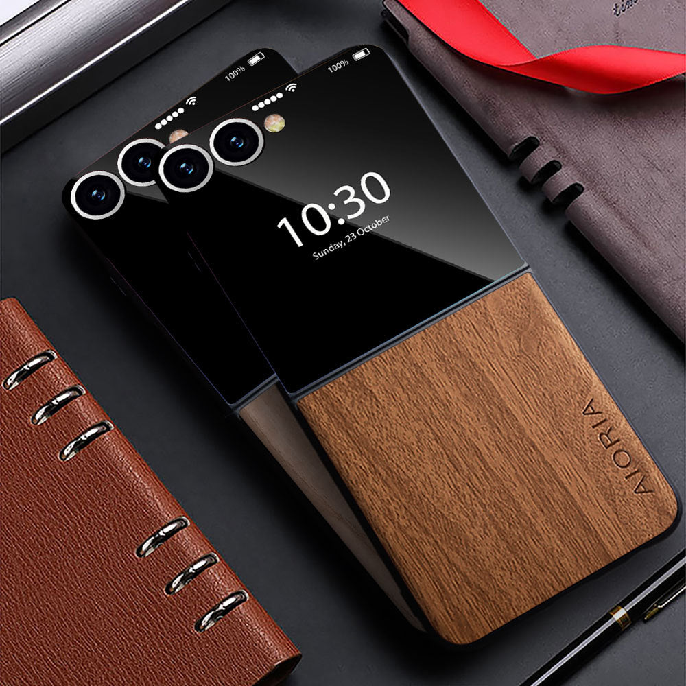 Samsung Fold & Flip Staggered Wood Grain Phone Case (Exclusive)