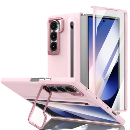 Samsung Fold series lens bracket spring pen slot case film integrated protective case (Exclusive)