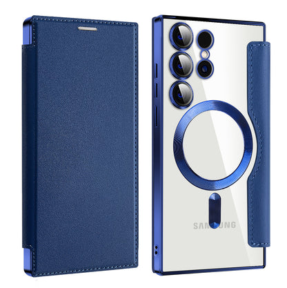 Samsung Ultra series Electroplated Gold Shield Magnetic Case (Exclsuive)