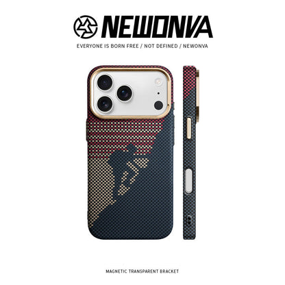 Apple iphone Carbon Fiber Pattern Kevlar Phone Case (Exclusive)